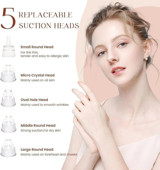 Electric Blackhead Remover & Pore Vacuum Suction Cleanser